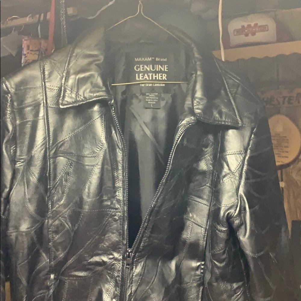 Leather jacket